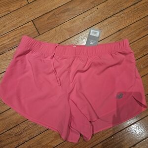 New Balance Women's Vibrant Pink Athletic Shorts